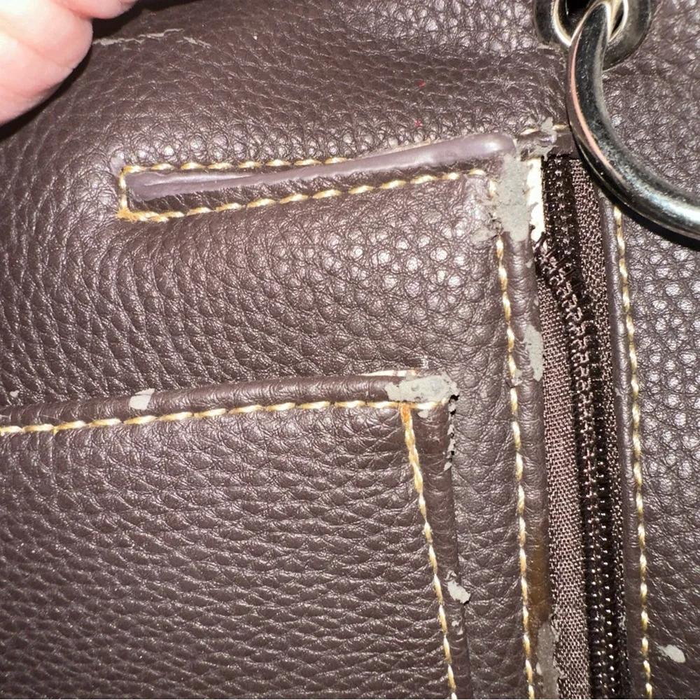 MONTANA WEST Satchel Brown Concealed Carry Shoulder Bag embroidered Read desc - Picture 8 of 12